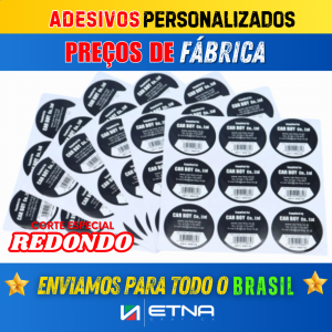 Adesivos Personalizados Adesivo 10x10 cm CMYK/Pantone Impressão Offset Redondo ou Quadrado Em Folhas