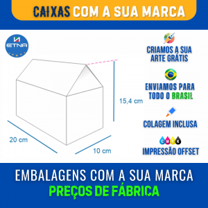 Caixa G - 20x15,4x10 cm Caixa 20x15,4x10 cm (LxAxP) CMYK/Pantone Impressão Offset Corte/Colagem 620x332 mm