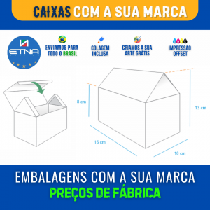 Caixa M - 15x13x10 cm Caixa 15x13x10 cm (LxAxP) CMYK/Pantone Impressão Offset Corte/Colagem 519x308 mm Aberta