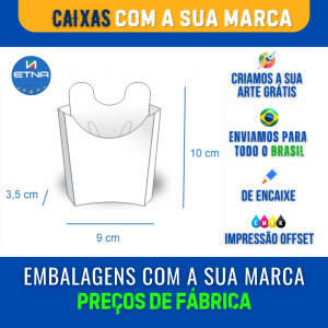 Caixa P - 9x10x3,5 cm Caixa 9x10x3,5 cm (LxAxP) CMYK/Pantone Impressão Offset Corte/Encaixe 253x219 mm Aberta