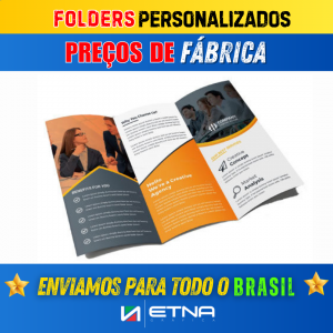 Folhetos Folhetos 20 x 30 cm CMYK Impressão Offset Corte Reto 4x0 ou 4x4 cores