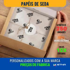 Papel de Seda Papel Seda 35 gr/m² 22x32 cm CMYK/Pantone Impressão Offset Corte Reto 