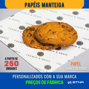 Papel Manteiga Papel Manteiga 35 gr/m² 22x22 cm CMYK/Pantone Impressão Offset Corte Reto Pacote