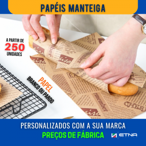 Papel Manteiga Papel Manteiga 35 gr/m² 32x46 cm CMYK/Pantone Impressão Offset Corte Reto Pacote